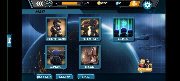 Call of mini Infinity online Multiplayer. Скриншот 1