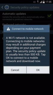 Samsung SecurityPolicy 1.0.08.0. Скриншот 2