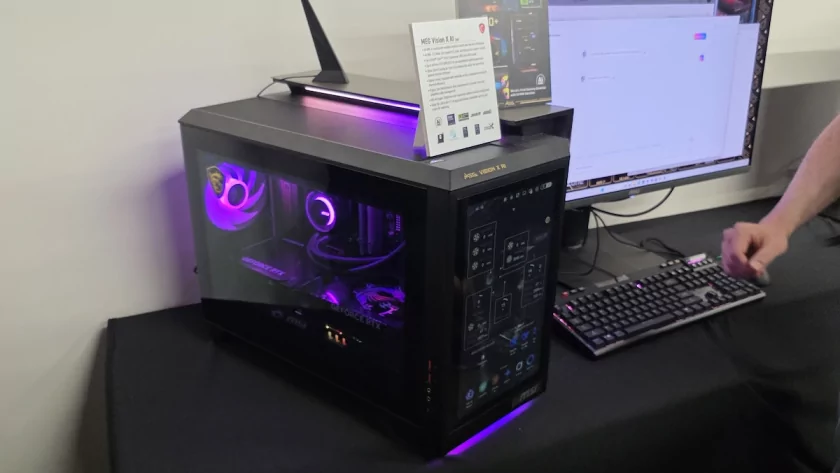 MSI представила ПК за 7000 долларов со встроенным сенсорным дисплеем на базе ИИ