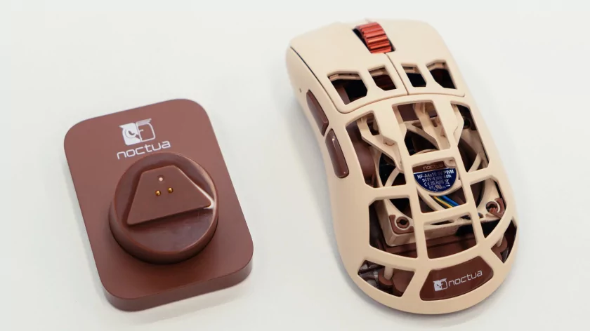 Noctua позаботилась о геймерах и представила мышку с вентилятором — Feinman F01 Noctua Edition