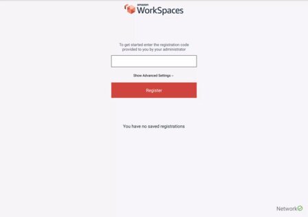 Amazon WorkSpaces 5.1.1. Скриншот 1