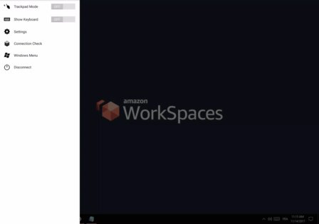 Amazon WorkSpaces 5.1.1. Скриншот 3