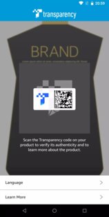 Amazon Transparency 2.4. Скриншот 1
