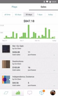 Bandcamp for Artists 1.0.22. Скриншот 4