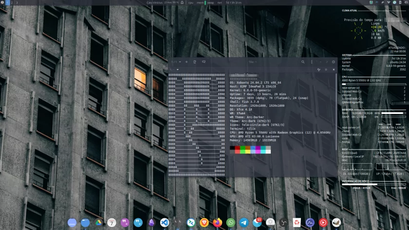 Смотрите, не только Arch Linux может выглядеть круто!