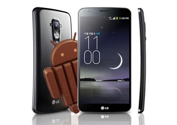 Смартфон LG G Flex получает обновление Android 4.4.2 KitKat и функцию Knock Code
