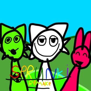 Sprunki remake. Скриншот 1