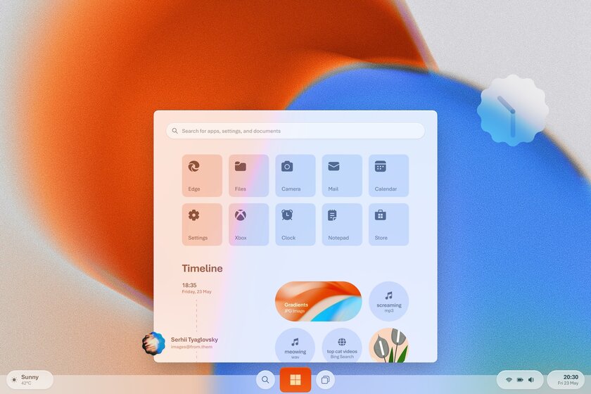 Так бы выглядела ОС Windows 11, если бы её делала Google