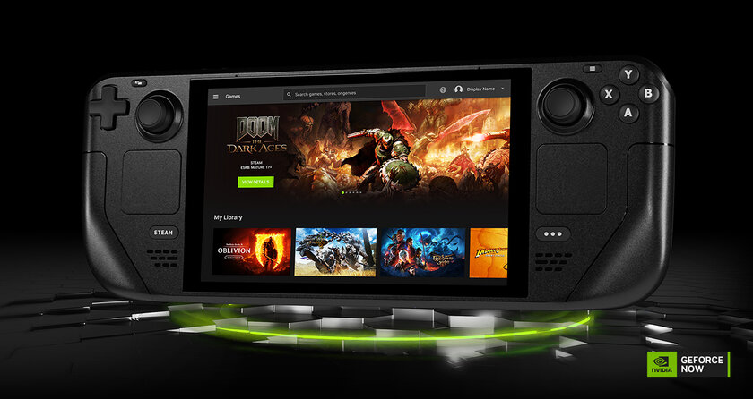 NVIDIA выпустила нативное приложение GeForce NOW для Steam Deck