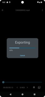 Open Video Editor 1.1.3. Скриншот 7