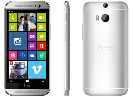 Компания HTC готовит к выпуску модель HTC One M8 на базе Windows Phone 8.1