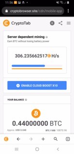 CryptoTab Browser – майнинг-браузер 3.1.67. Скриншот 5