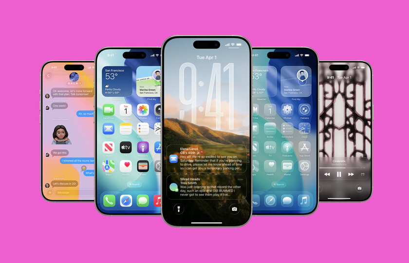 Красота! Обои из «стеклянной» iOS 26 уже можно скачать в хорошем качестве