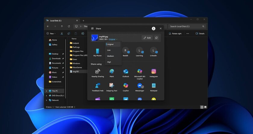 В Windows 11 появилась весьма полезная функция для работы с изображениями