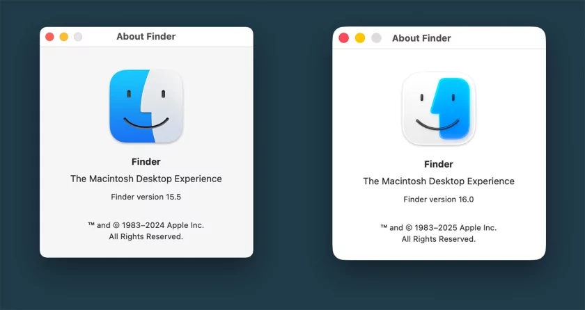 Вот зачем? «Стеклянный» смотрится плохо даже по иконке проводника в macOS
