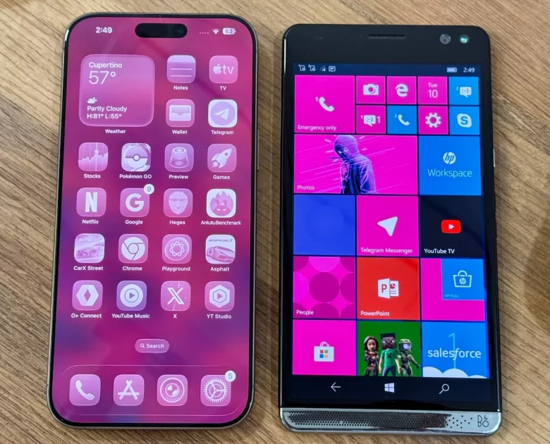 Так выглядит сравнение свежей iOS 26 с олдовой Windows Mobile — у кого интерфейс лучше?