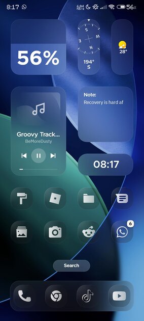 Владелец POCO уже получил тему стеклянной iOS. Выглядит лучше «оригинала»