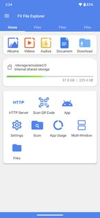 FV File Manager 1.26.0. Скриншот 1