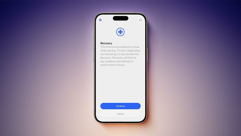 В iOS 26 появился «Ассистент восстановления»: функция позволяет оживить iPhone без ПК или Mac