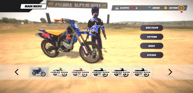 MotoCross Game Pist Star 3.4. Скриншот 5