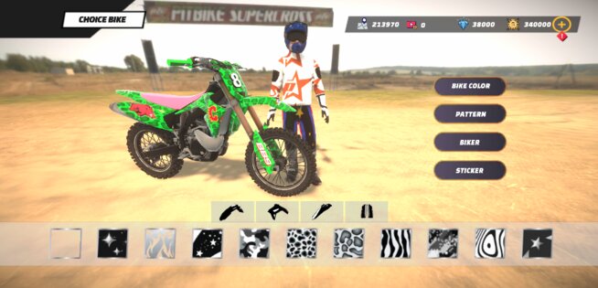 MotoCross Game Pist Star 3.4. Скриншот 6
