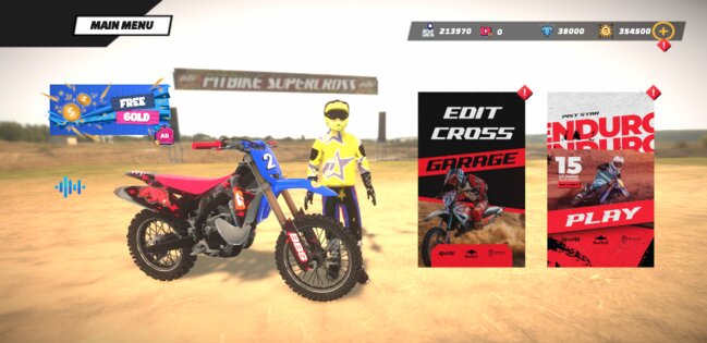 MotoCross Game Pist Star 3.4. Скриншот 7