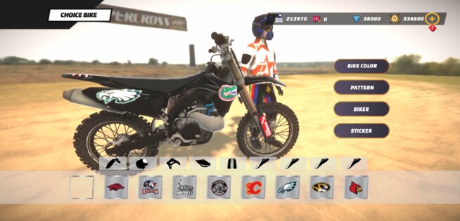 MotoCross Game Pist Star 3.4. Скриншот 11
