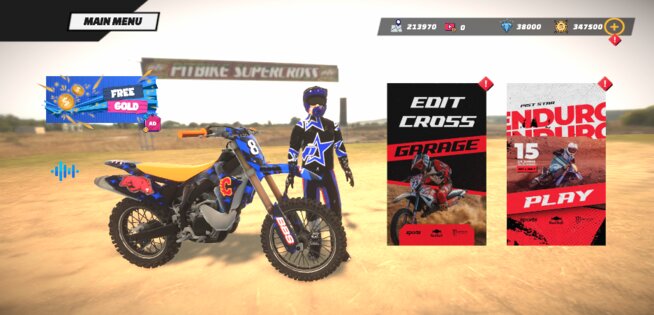 MotoCross Game Pist Star 3.4. Скриншот 12