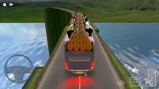 Dangerous Road: Bus Multiplayer 1.0. Скриншот 7