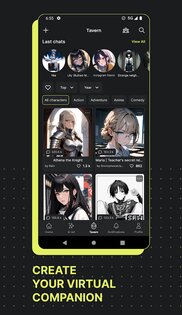 Moescape AI 1.9.4. Скриншот 1