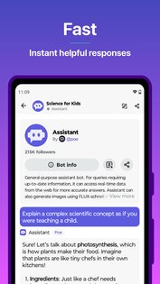 Poe — Fast AI Chat a3.22.5. Скриншот 1