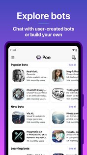 Poe — Fast AI Chat a3.22.5. Скриншот 3