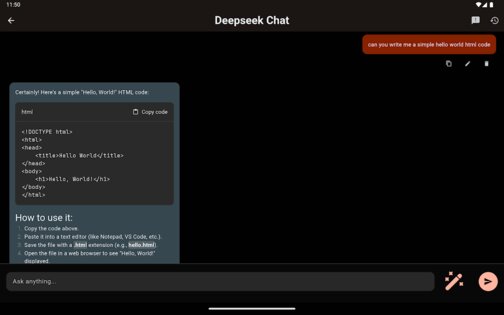 FreeAI Hub Alpha 0.3.10. Скриншот 8