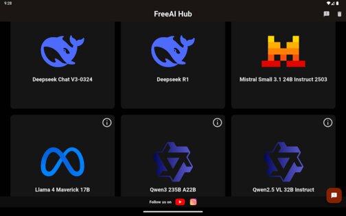 FreeAI Hub Alpha 0.3.10. Скриншот 6