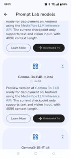 Google AI Edge Gallery 1.3. Скриншот 6