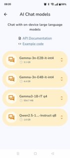 Google AI Edge Gallery 1.3. Скриншот 5