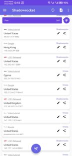 Shadowrocket 10.9.2. Скриншот 4