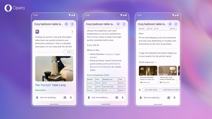 Улучшенный ИИ и папки с эмодзи: на Android вышла Opera 90