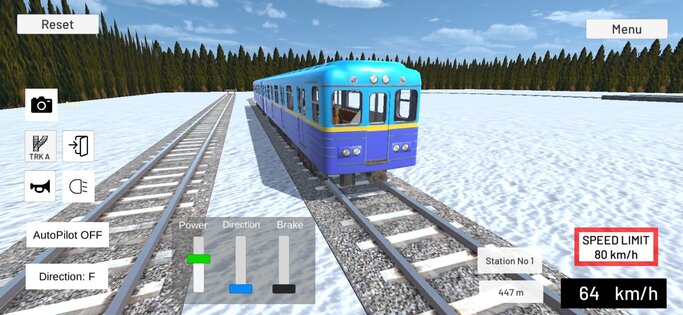 Real Russian Train Simulator 0.1. Скриншот 1