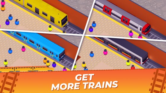 Idle Metro Tycoon Subway Train 1.4.0. Скриншот 2
