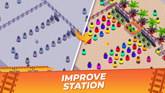 Idle Metro Tycoon Subway Train 1.4.0. Скриншот 5
