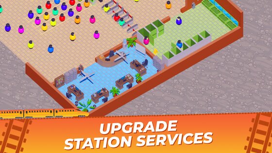 Idle Metro Tycoon Subway Train 1.4.0. Скриншот 6