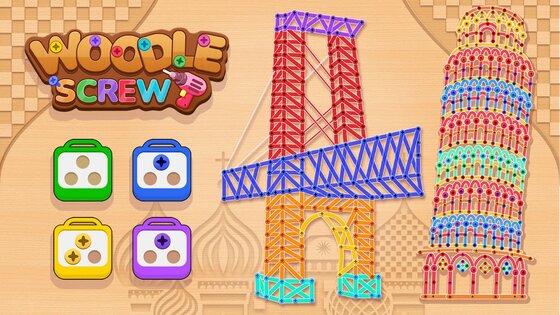 Woodle Screw Jam 1.1.9. Скриншот 9
