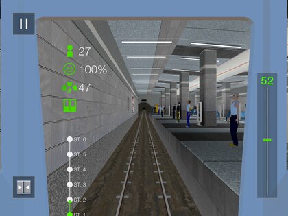 Subway Train Sim — City Metro 4.1.0. Скриншот 5