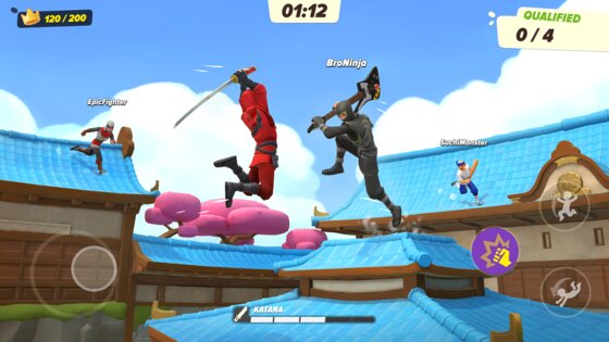 Ninja Party. Скриншот 4