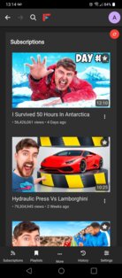 FreeTube 0.23.5.17. Скриншот 3