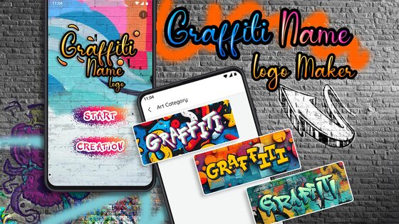 Graffiti Name Logo Maker 7.0.2. Скриншот 2
