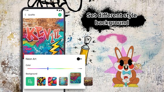 Graffiti Name Logo Maker 7.0.2. Скриншот 4