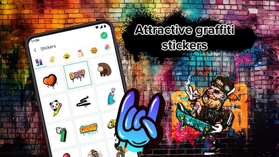 Graffiti Name Logo Maker 7.0.2. Скриншот 17