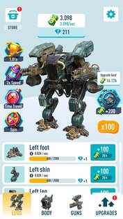 Idle Armored Robots 1.6.8. Скриншот 6